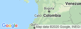 Valle Del Cauca map
